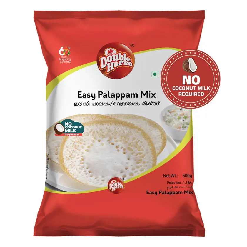 Double Horse idiyappam powder packet with product name in Manjari